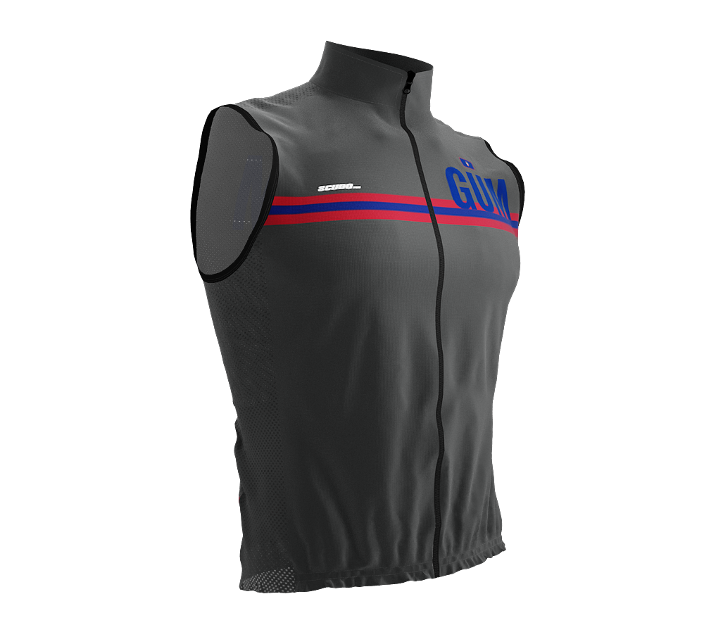 Wind Breaker Cycling Running Sports Vest Guam Country Code for Men And Women