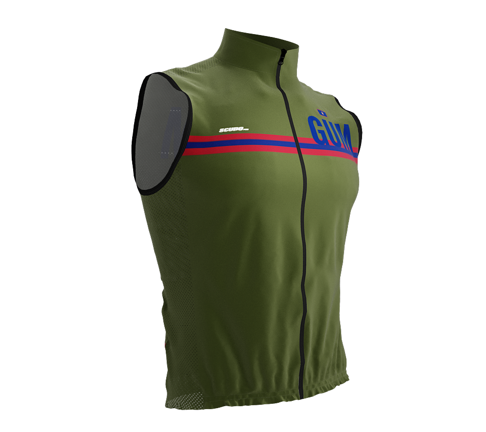 Wind Breaker Cycling Running Sports Vest Guam Country Code for Men And Women
