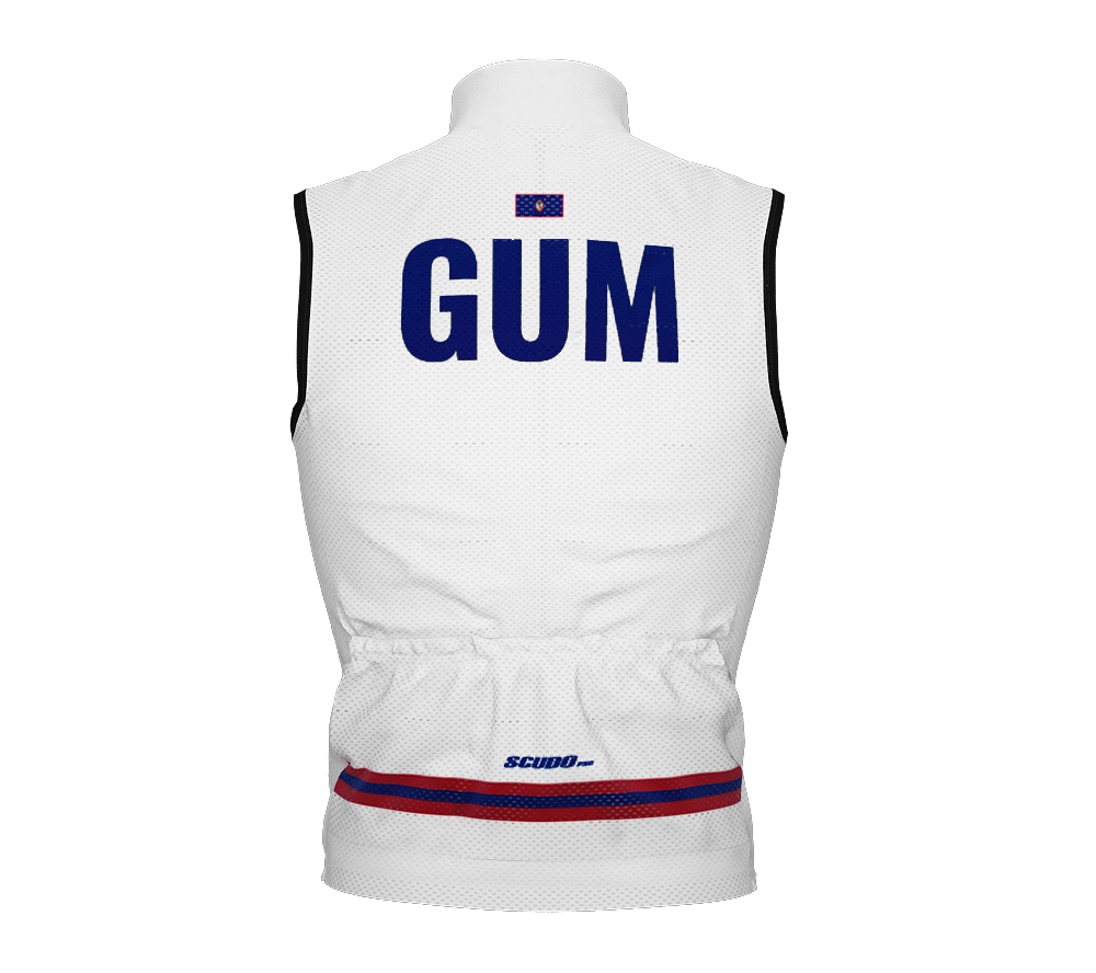Wind Breaker Cycling Running Sports Vest Guam Country Code for Men And Women