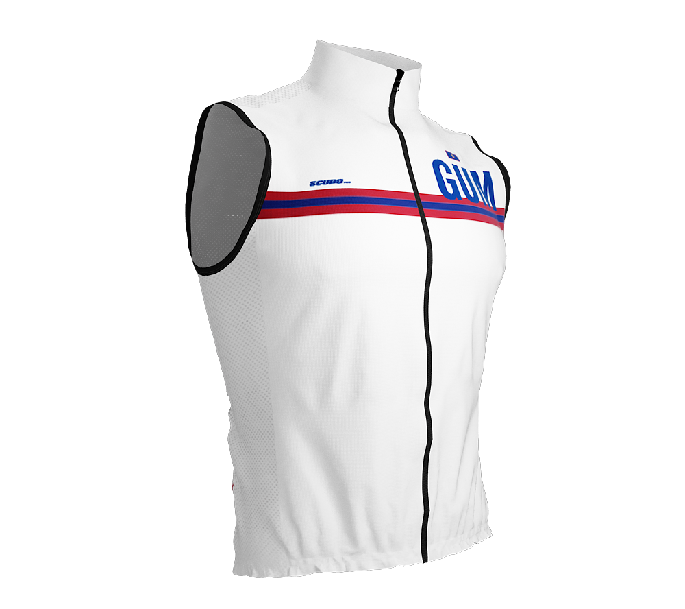 Wind Breaker Cycling Running Sports Vest Guam Country Code for Men And Women