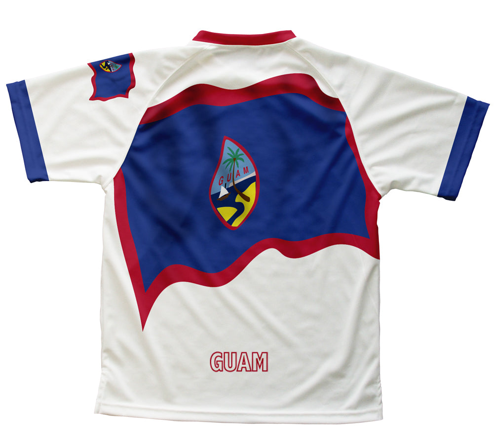 Guam Flag Technical T-Shirt for Men and Women