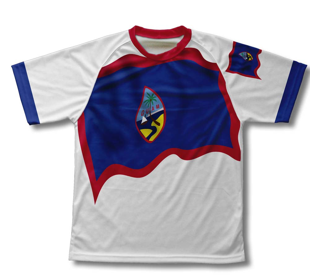 Guam Flag Technical T-Shirt for Men and Women