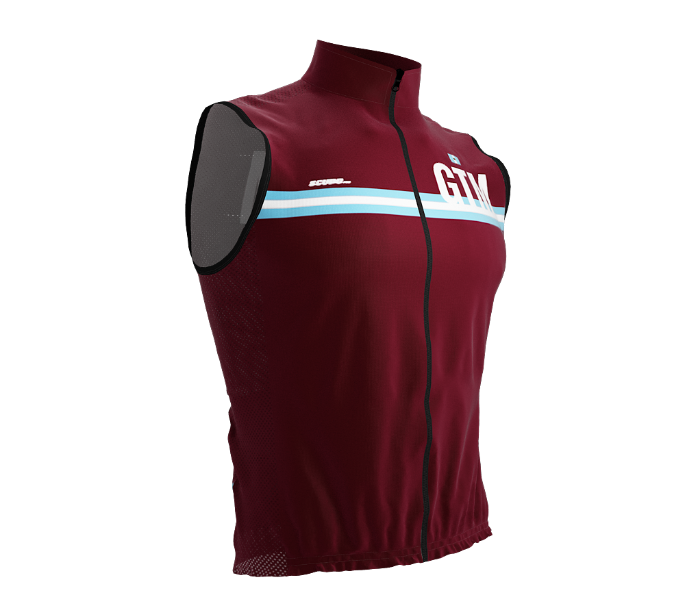 Wind Breaker Cycling Running Sports Vest Guatemala Country Code for Men And Women