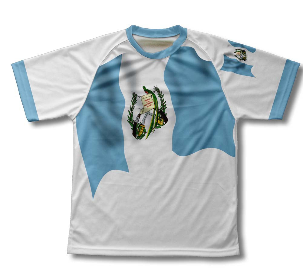 Guatemala Flag Technical T-Shirt for Men and Women