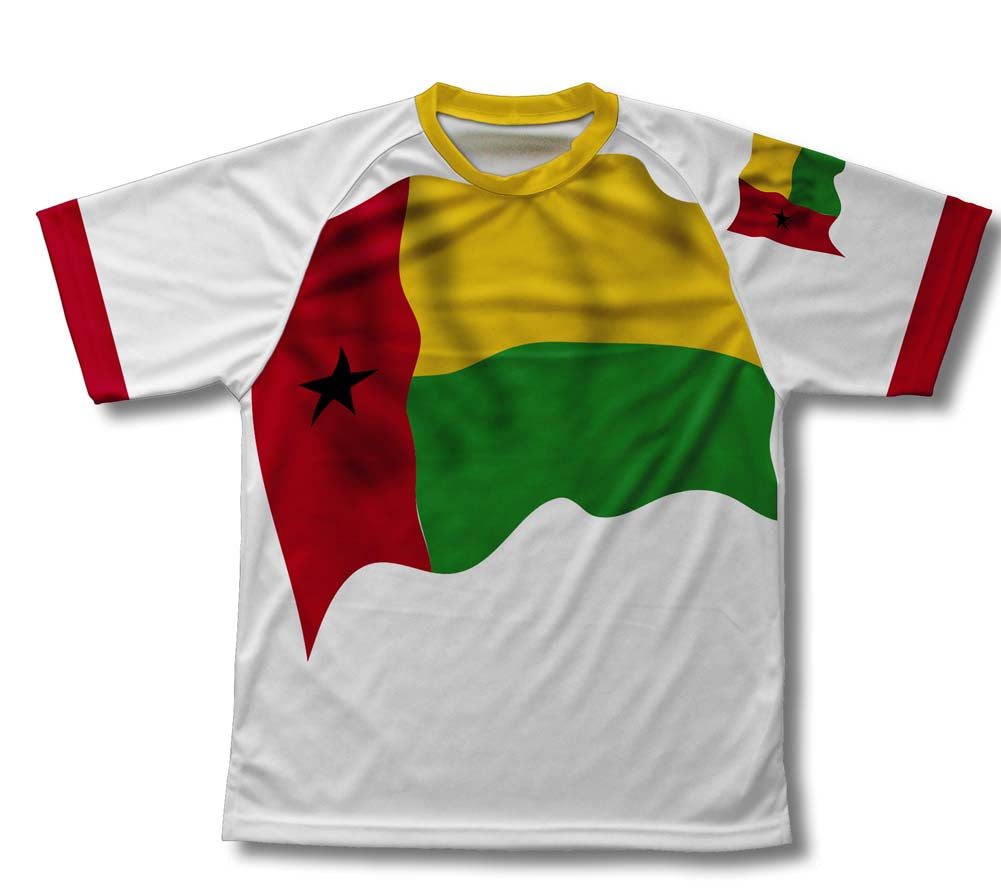 Guinea-Bissau Flag Technical T-Shirt for Men and Women