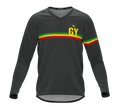 MTB BMX Cycling Jersey Long Sleeve Code Guyana Gray for Men and Women