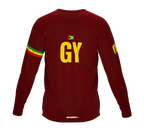 MTB BMX Cycling Jersey Long Sleeve Code Guyana Vine for Men and Women