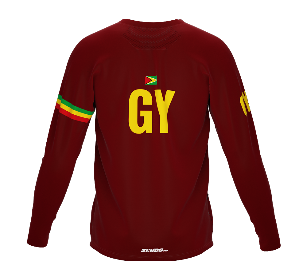 MTB BMX Cycling Jersey Long Sleeve Code Guyana Vine for Men and Women