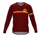 MTB BMX Cycling Jersey Long Sleeve Code Guyana Vine for Men and Women