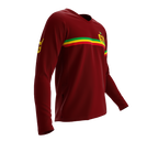 MTB BMX Cycling Jersey Long Sleeve Code Guyana Vine for Men and Women
