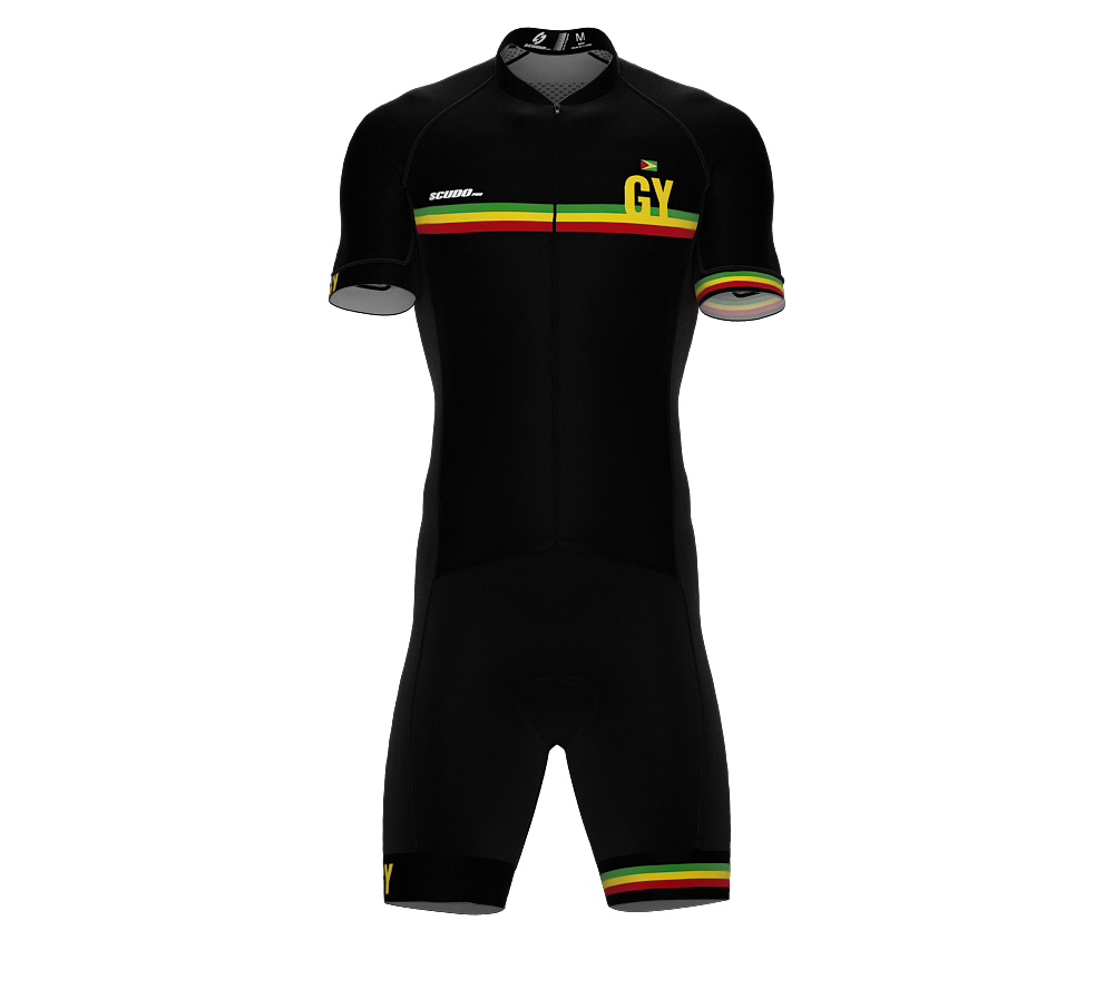 Guyana Black Code Cycling Speedsuit for Men