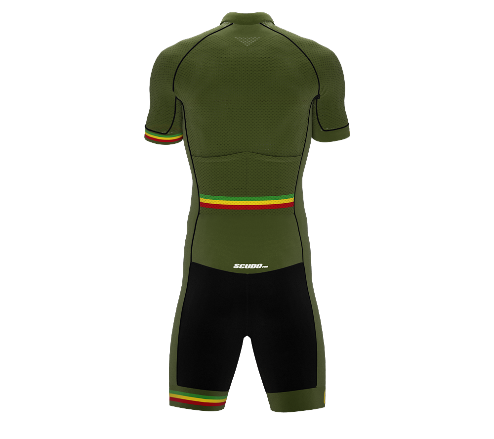 Guyana Green Code Cycling Speedsuit for Men