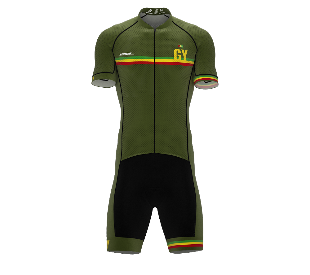 Guyana Green Code Cycling Speedsuit for Men
