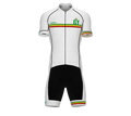 Guyana White Code Cycling Speedsuit for Men