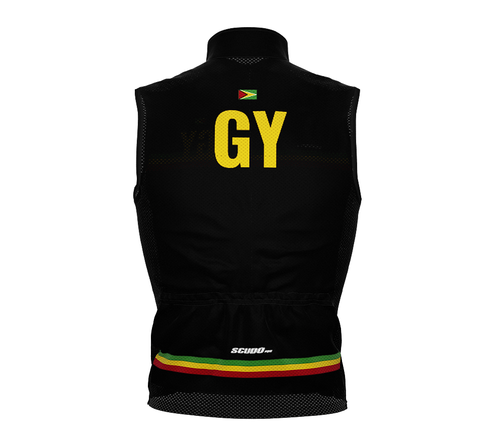 Wind Breaker Cycling Running Sports Vest Guyana Country Code for Men And Women