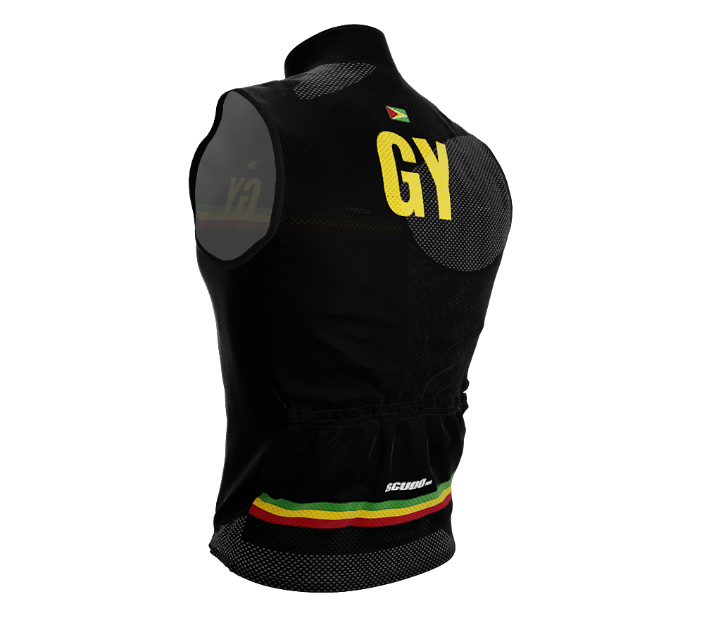 Wind Breaker Cycling Running Sports Vest Guyana Country Code for Men And Women