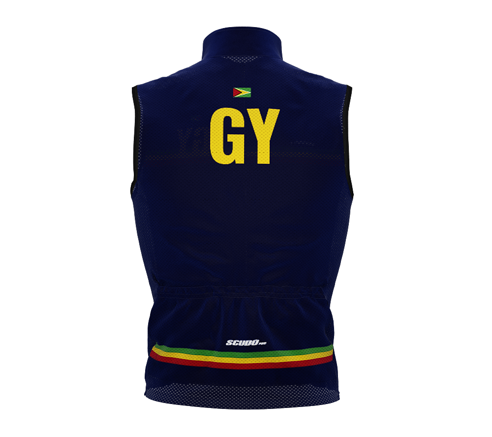 Wind Breaker Cycling Running Sports Vest Guyana Country Code for Men And Women