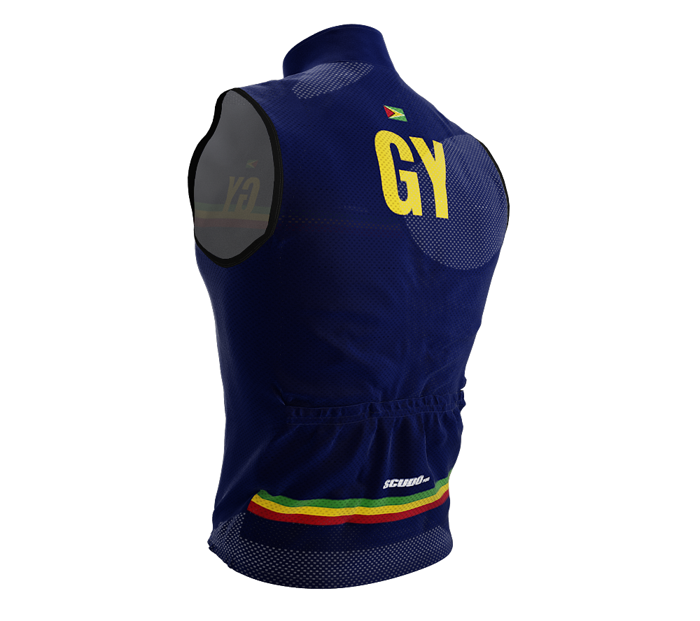 Wind Breaker Cycling Running Sports Vest Guyana Country Code for Men And Women