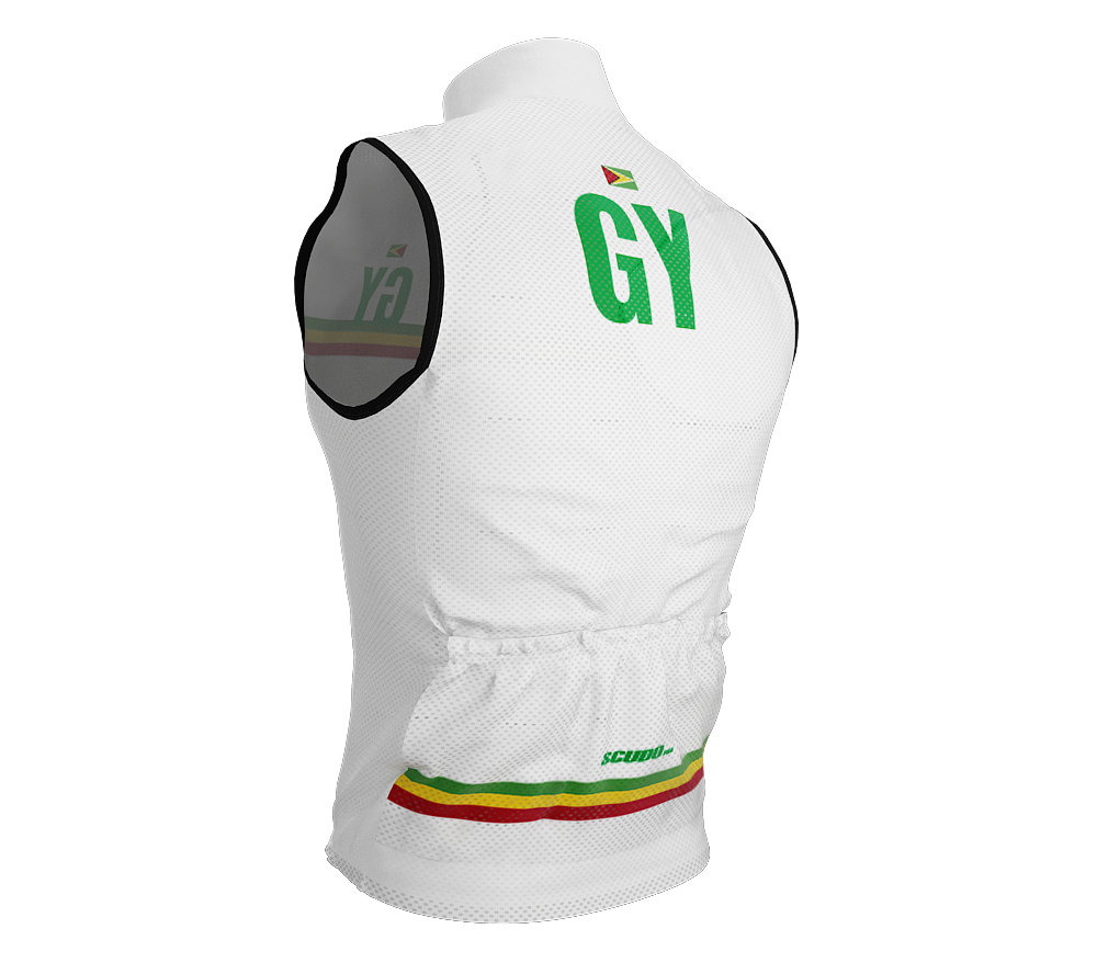 Wind Breaker Cycling Running Sports Vest Guyana Country Code for Men And Women