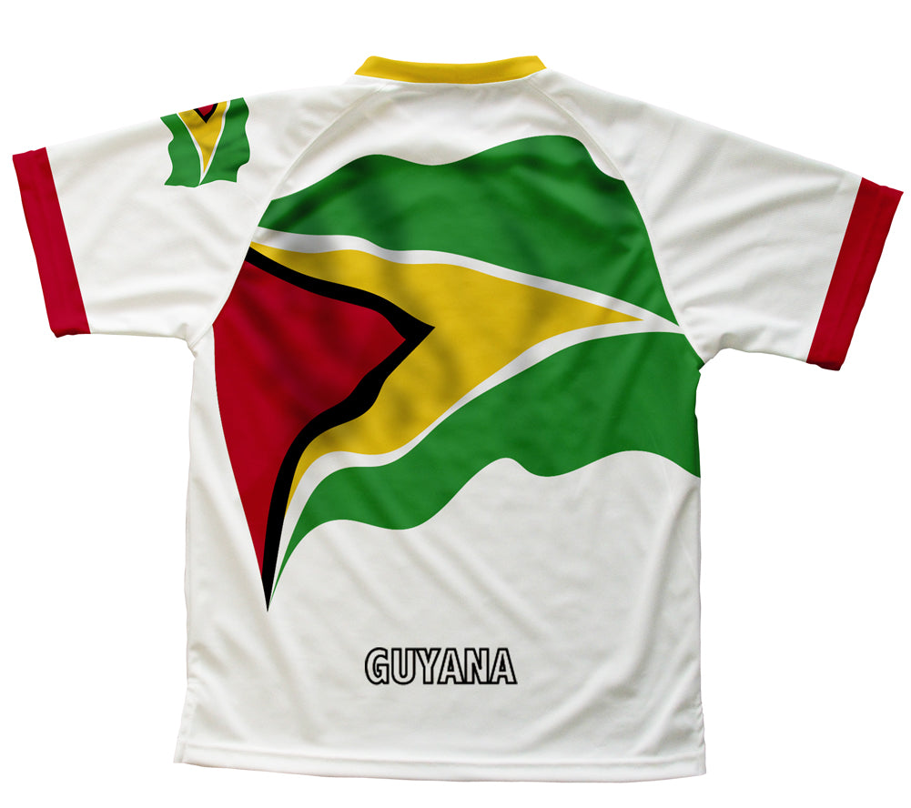 Guyana Flag Technical T-Shirt for Men and Women