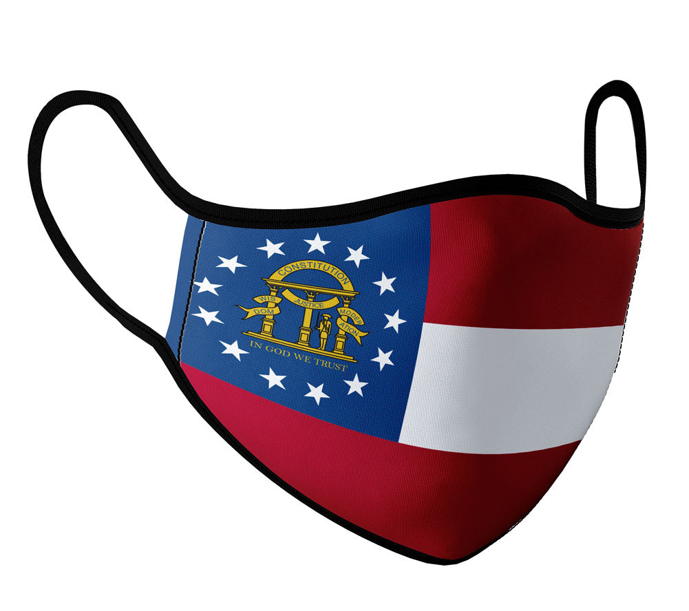 Georgia - Face Mask with fluid and moisture resistant fabric. Reusable and Washable