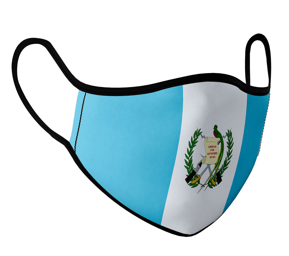 Guatemala  - Face Mask with fluid and moisture resistant fabric. Reusable and Washable