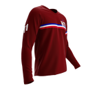 MTB BMX Cycling Jersey Long Sleeve Code Haiti Vine for Men and Women