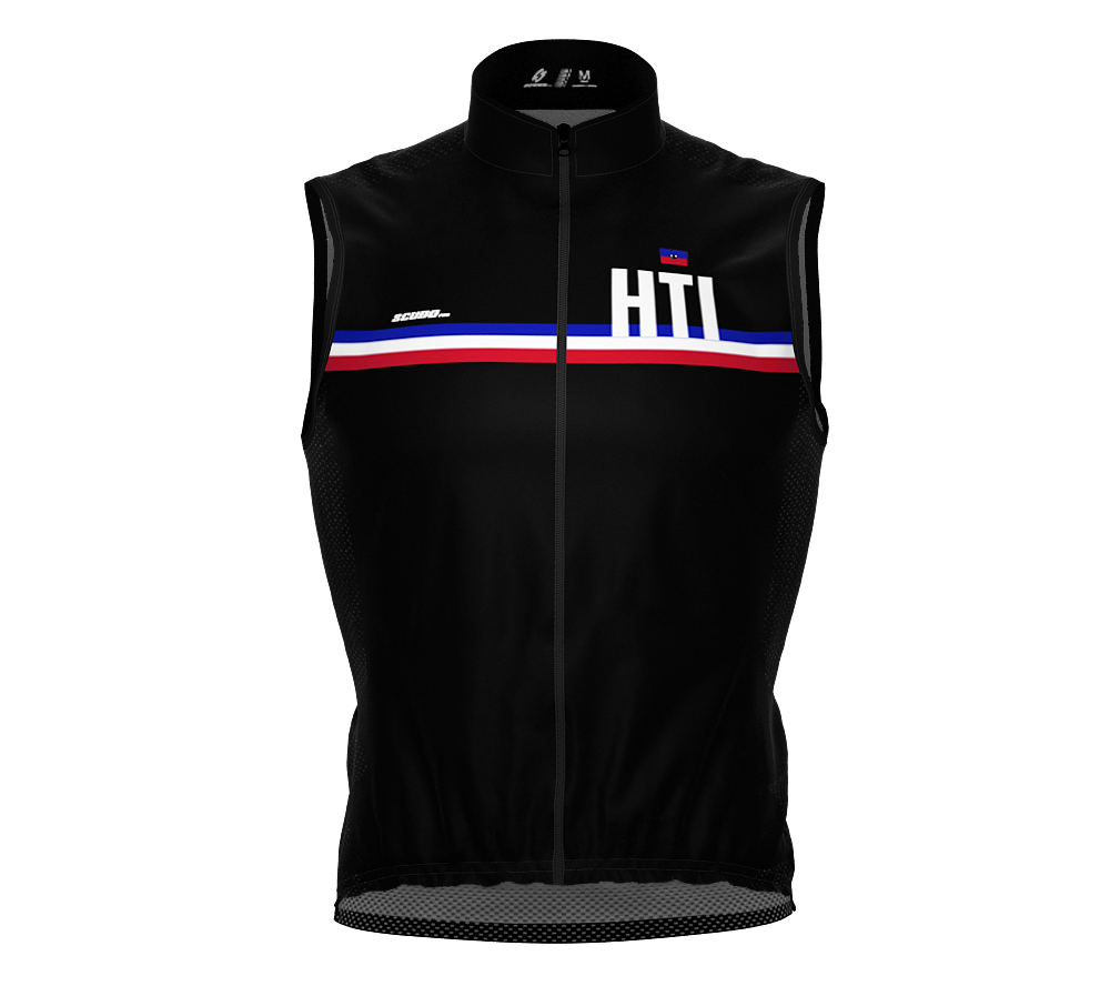 Wind Breaker Cycling Running Sports Vest Haiti Country Code for Men And Women