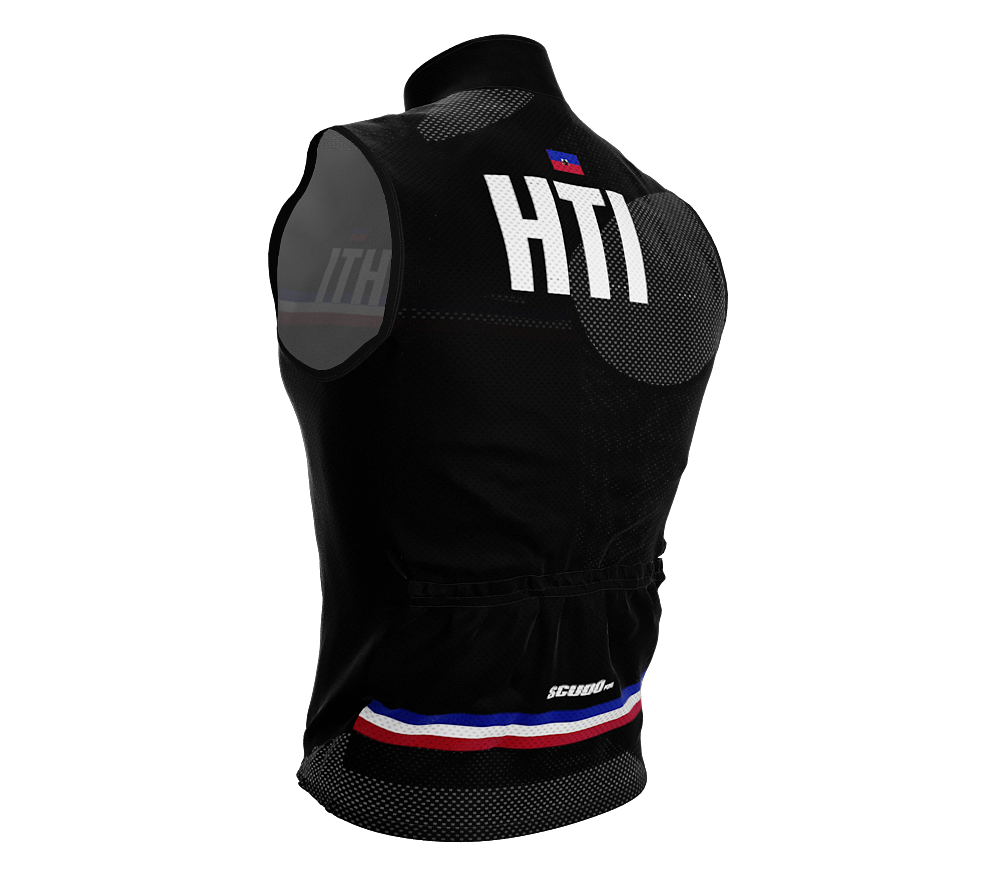 Wind Breaker Cycling Running Sports Vest Haiti Country Code for Men And Women