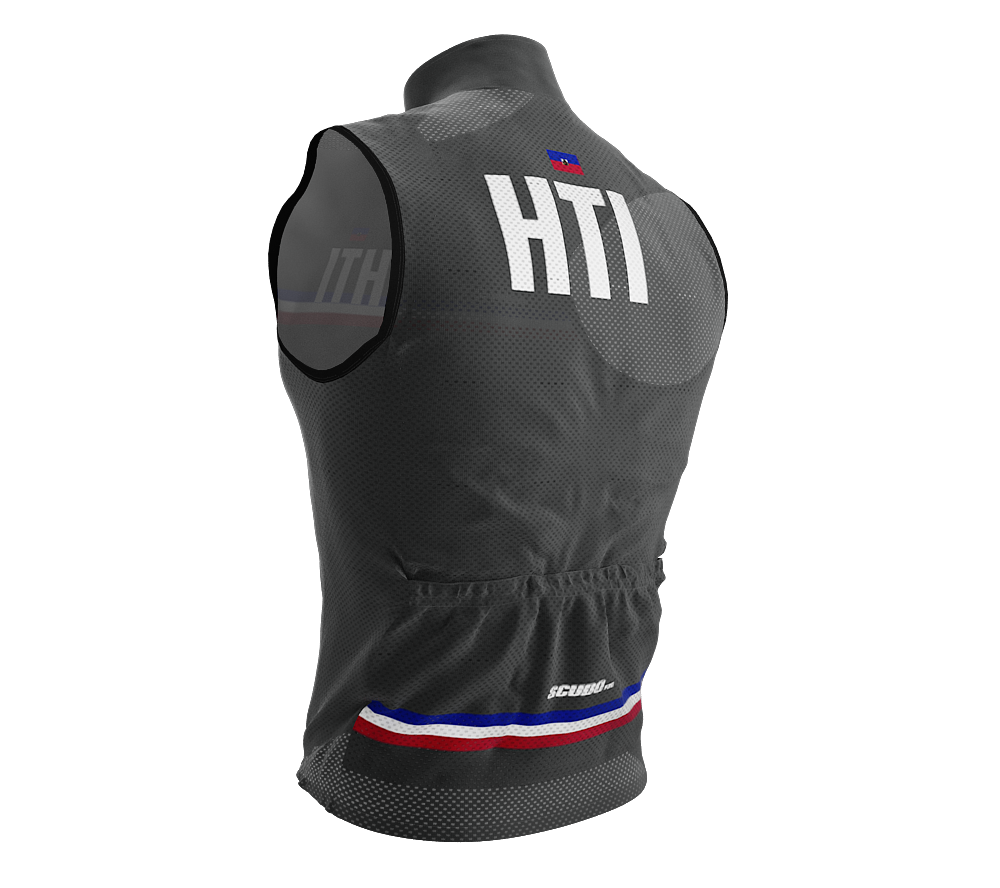 Wind Breaker Cycling Running Sports Vest Haiti Country Code for Men And Women