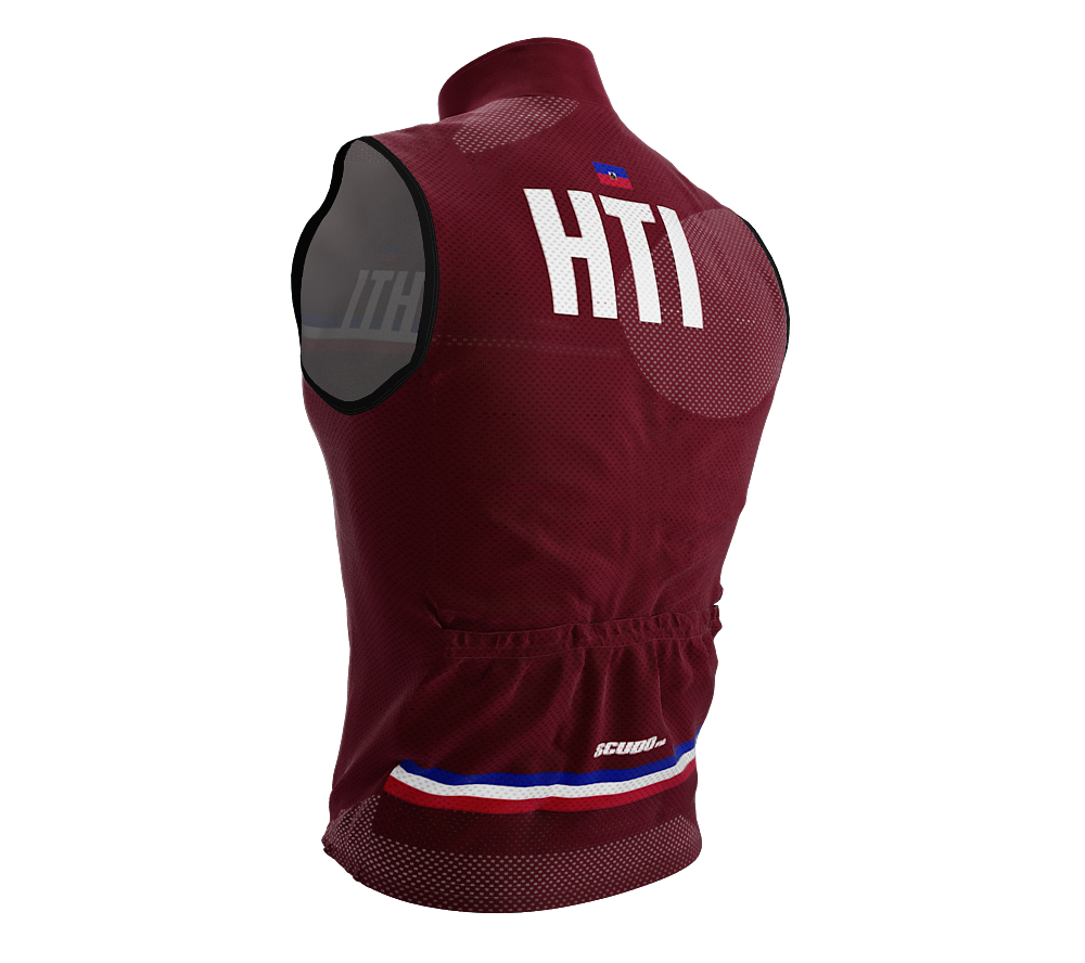 Wind Breaker Cycling Running Sports Vest Haiti Country Code for Men And Women