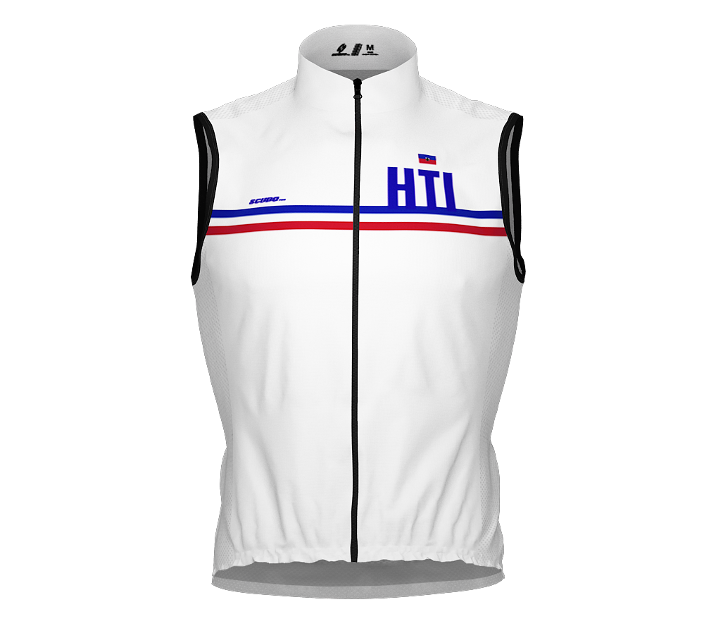 Wind Breaker Cycling Running Sports Vest Haiti Country Code for Men And Women