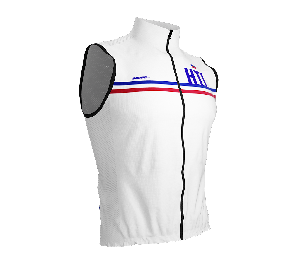Wind Breaker Cycling Running Sports Vest Haiti Country Code for Men And Women