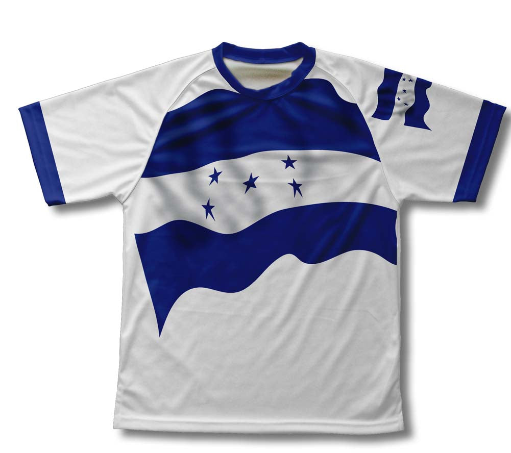 Honduras Flag Technical T-Shirt for Men and Women