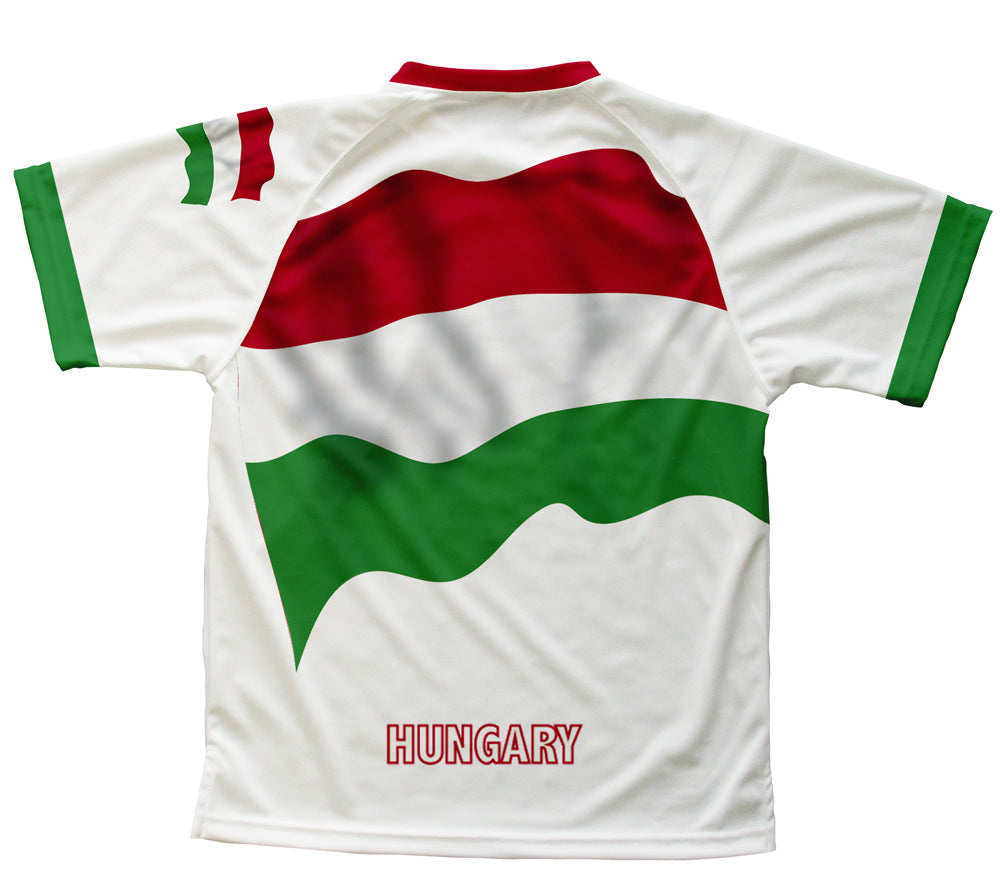 Hungary Flag Technical T-Shirt for Men and Women