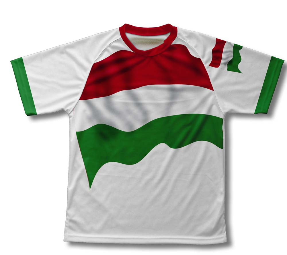 Hungary Flag Technical T-Shirt for Men and Women