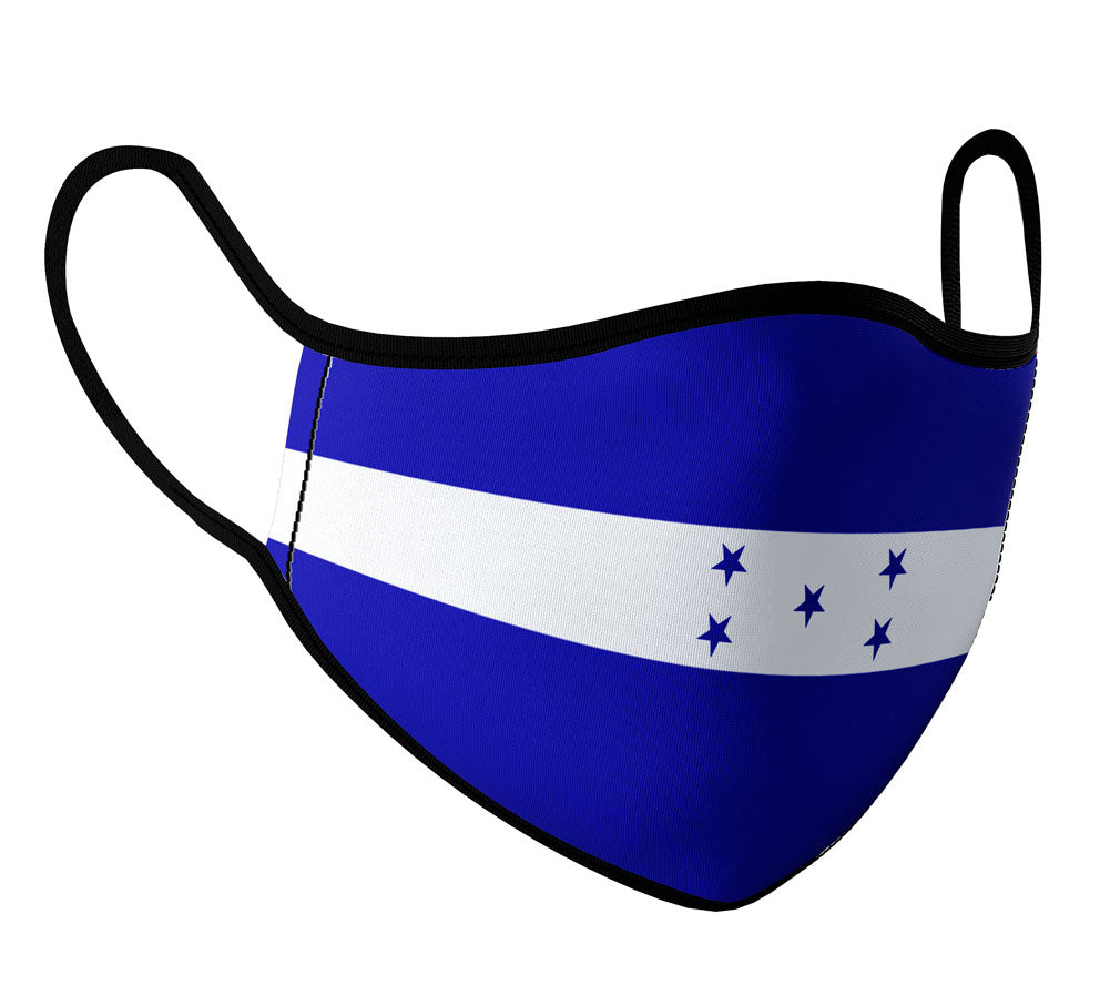 Honduras - Face Mask with fluid and moisture resistant fabric. Reusable and Washable