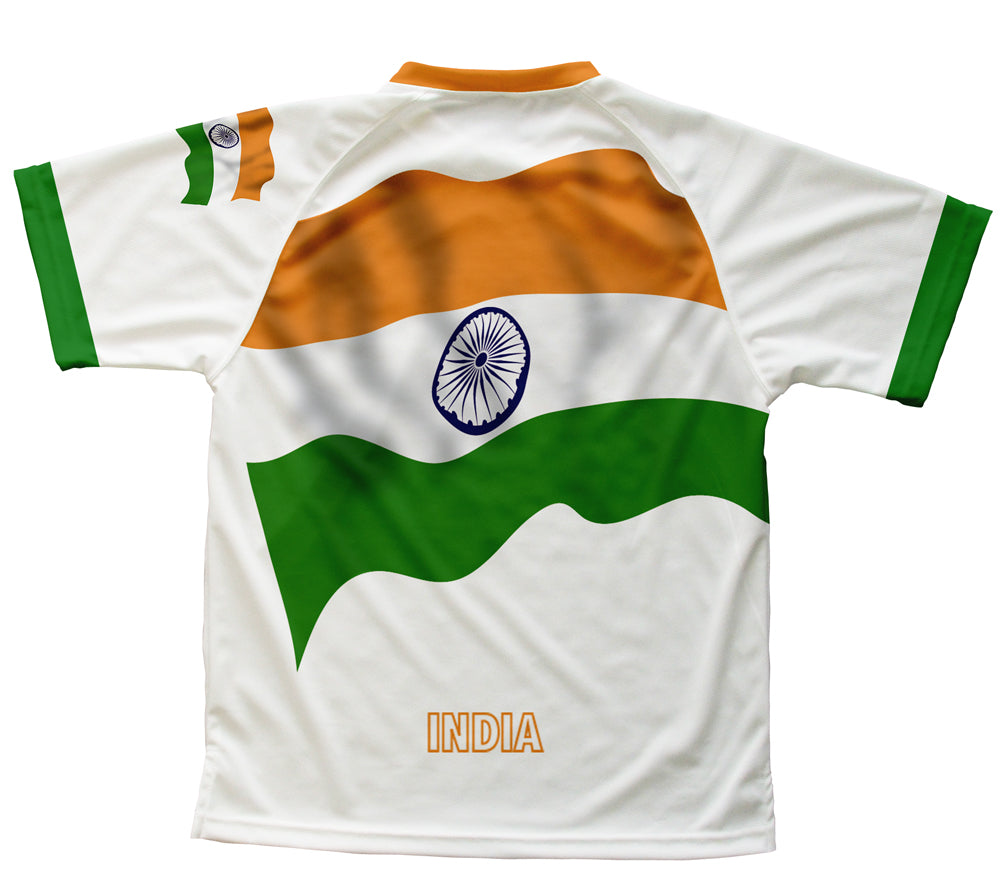 India Flag Technical T-Shirt for Men and Women