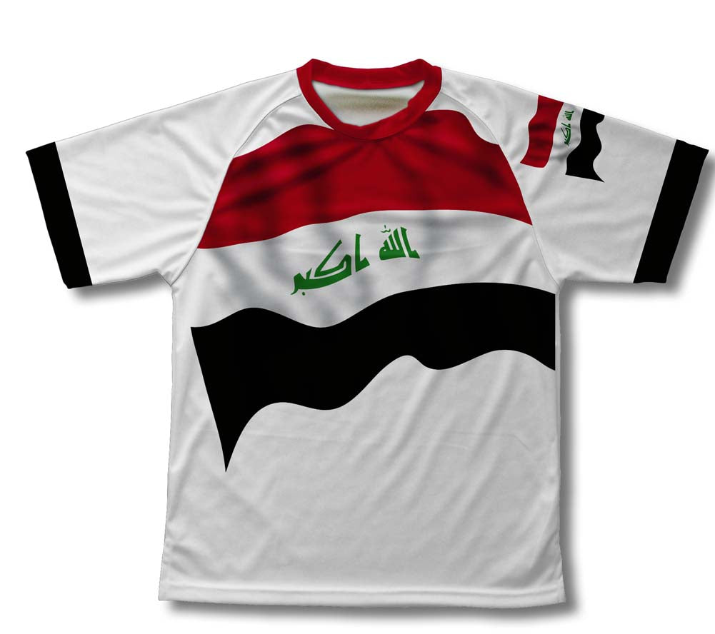 Iraq Flag Technical T-Shirt for Men and Women