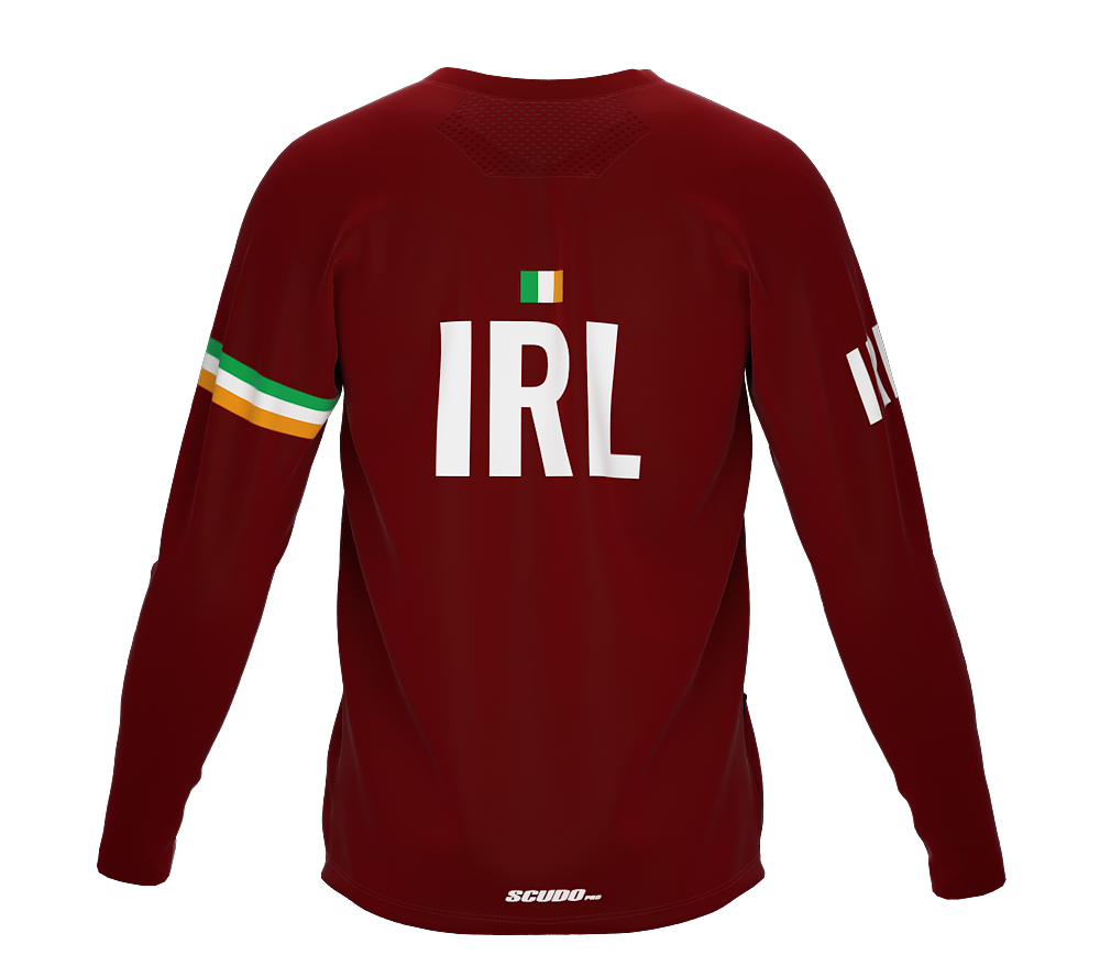 MTB BMX Cycling Jersey Long Sleeve Code Ireland Vine for Men and Women