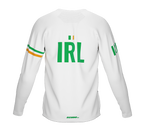 MTB BMX Cycling Jersey Long Sleeve Code Ireland White for Men and Women