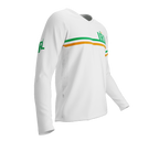 MTB BMX Cycling Jersey Long Sleeve Code Ireland White for Men and Women