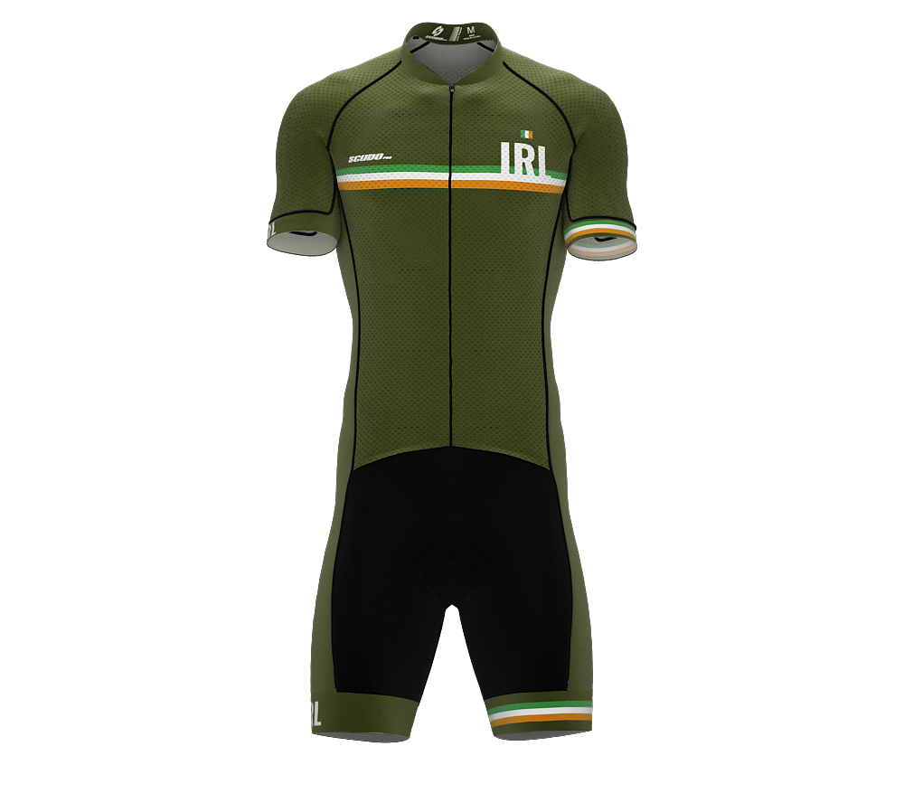 Ireland Green Code Cycling Speedsuit for Men