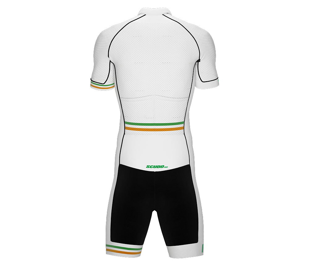 Ireland White Code Cycling Speedsuit for Men