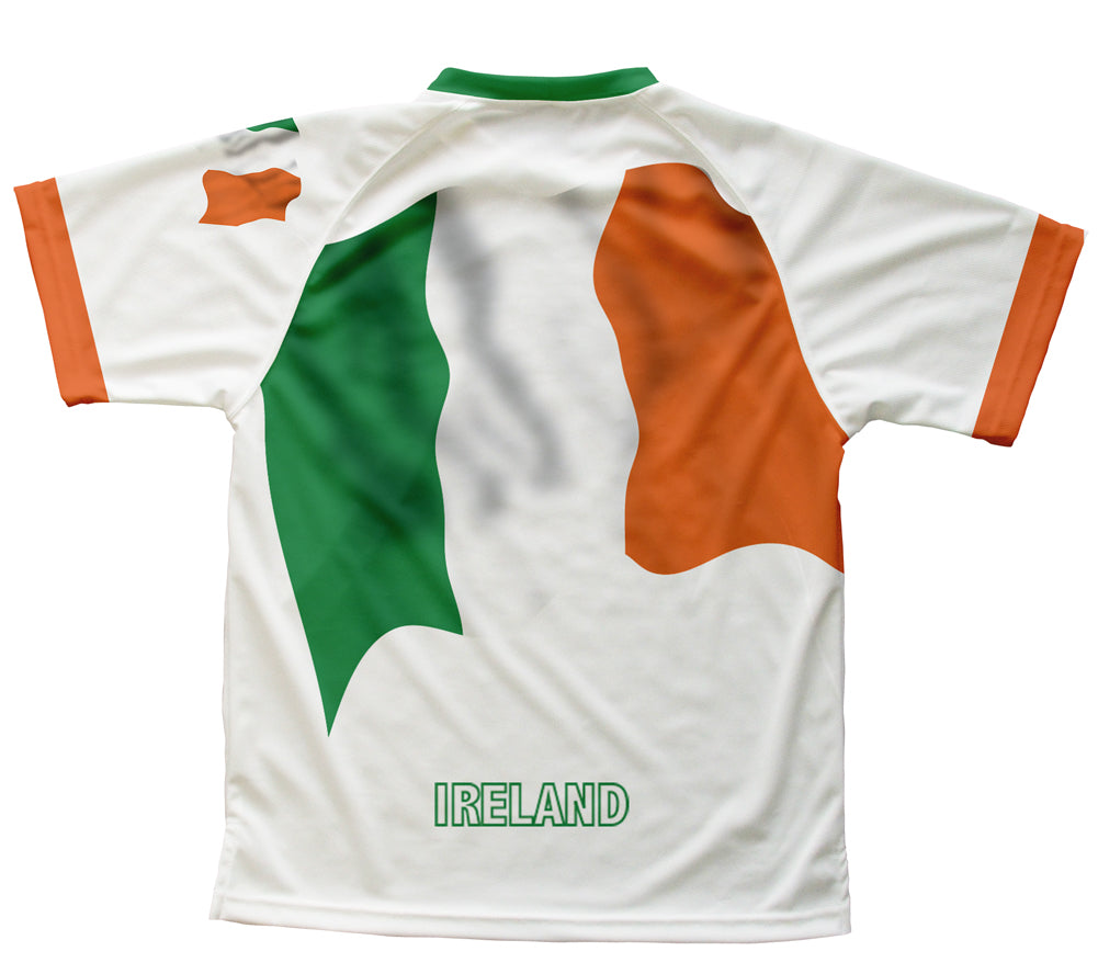 Ireland Flag Technical T-Shirt for Men and Women