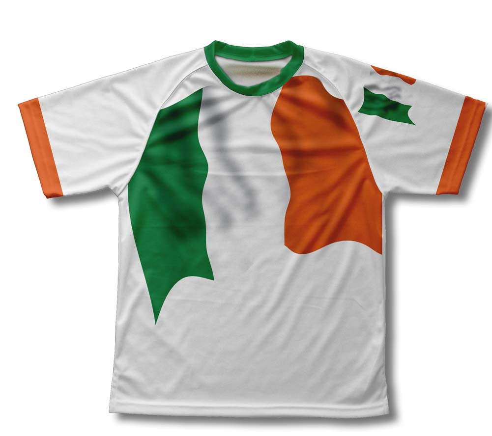 Ireland Flag Technical T-Shirt for Men and Women