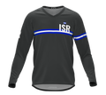 MTB BMX Cycling Jersey Long Sleeve Code Israel Gray for Men and Women