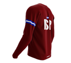 MTB BMX Cycling Jersey Long Sleeve Code Israel Vine for Men and Women