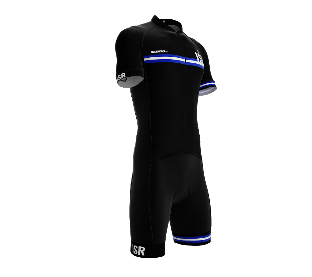 Israel Black Code Cycling Speedsuit for Men