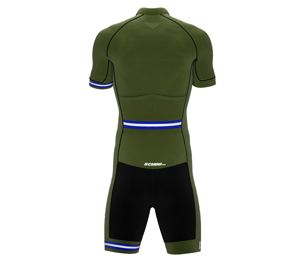 Israel Green Code Cycling Speedsuit for Men